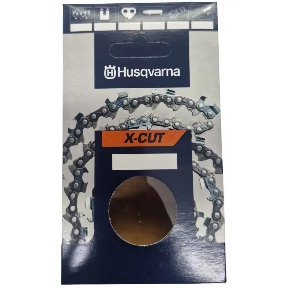 Corrente para motosserra 3/8POL x-cut mini 1,3MM 1 guia 26 facas Husqvarna — fotografia 2
