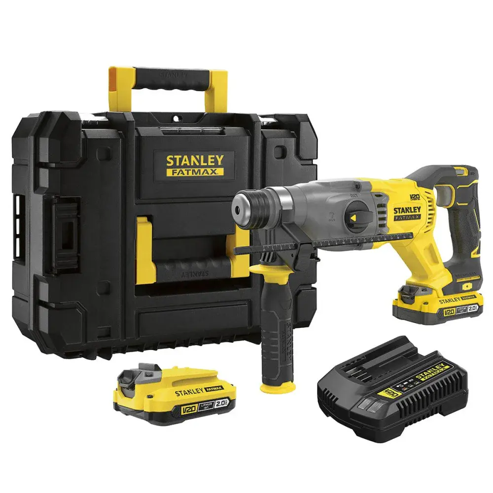 Martelete perfurador/rombeador com maleta 22MM 20V Stanley — fotografia de referência