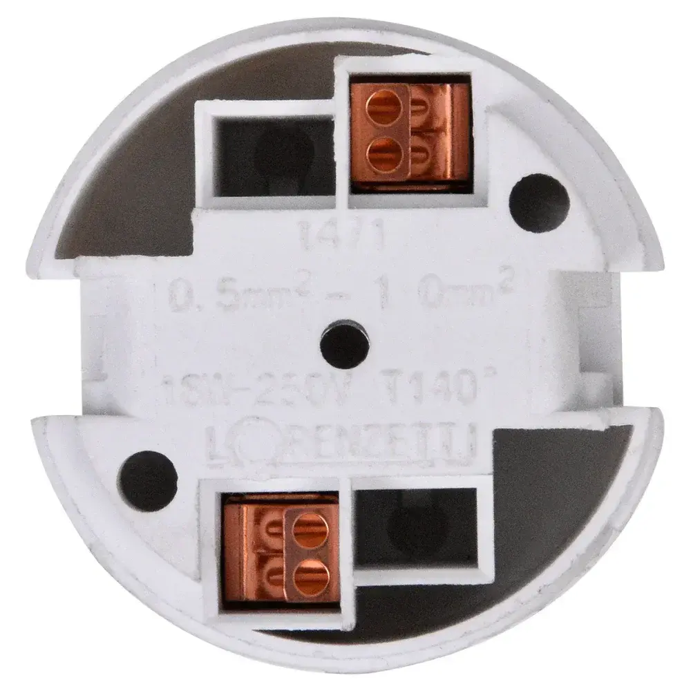 Porta lâmpada fluorescente Lorenzetti compacta 18W G24 D2 — fotografia 5
