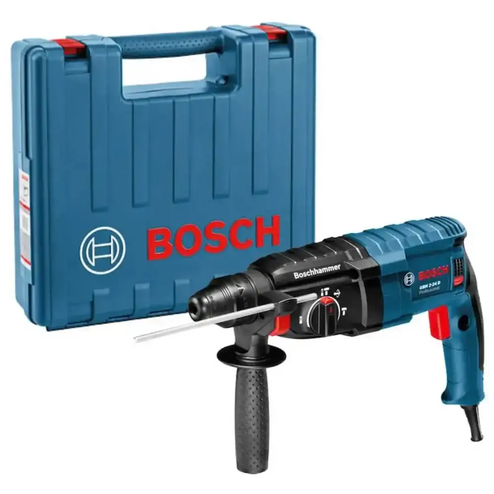 Martelete perfurador rompedor sds-plus 820W 2,7KG com maleta GBH 2-24D Bosch 220 V — fotografia 2