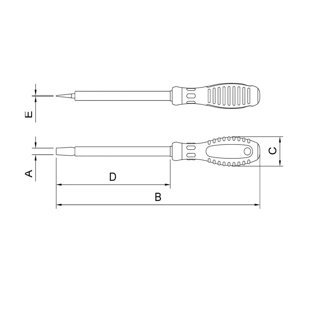 Chave de fenda isolada iec 60900 ponta chata 8X200 mm Tramontina 44315043 — fotografia 5
