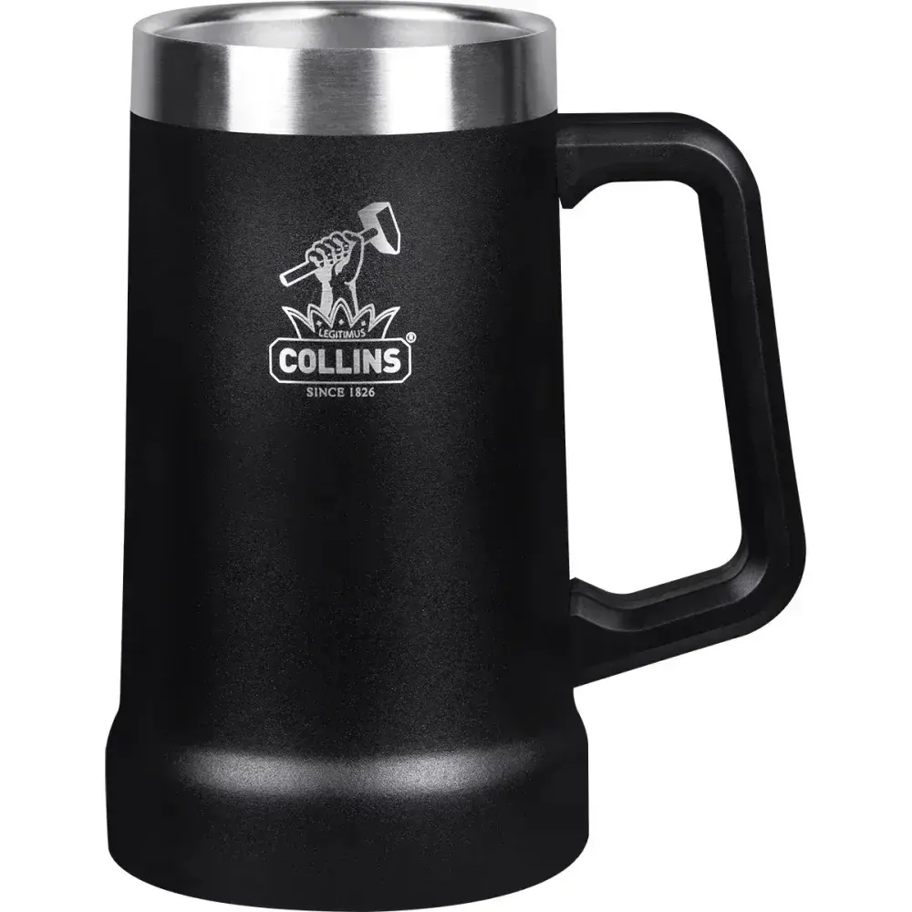 Caneca térmica aço 709ML preto Collins — fotografia 7