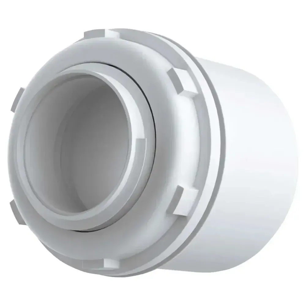 Conector box 1 reto pvc branco Inpol — fotografia 2