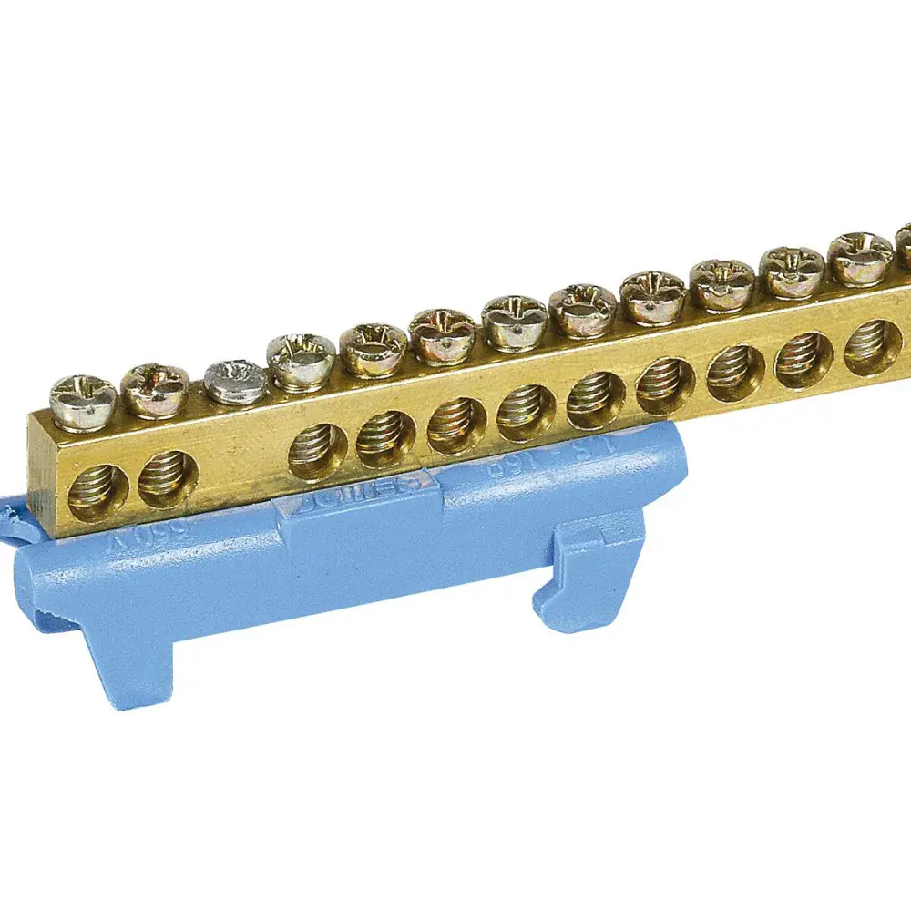 Suporte c/ ba neutro Cemar az p/ 7 ligações 16MM 10 peç