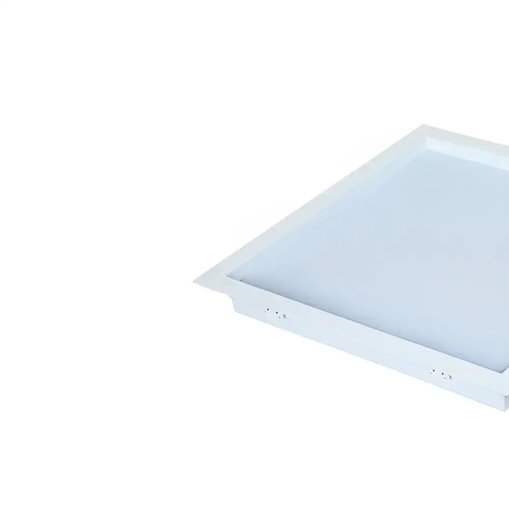 Plafon led 18W 6500K quadrado de embutir slim kit 10 peças Avant — fotografia 3