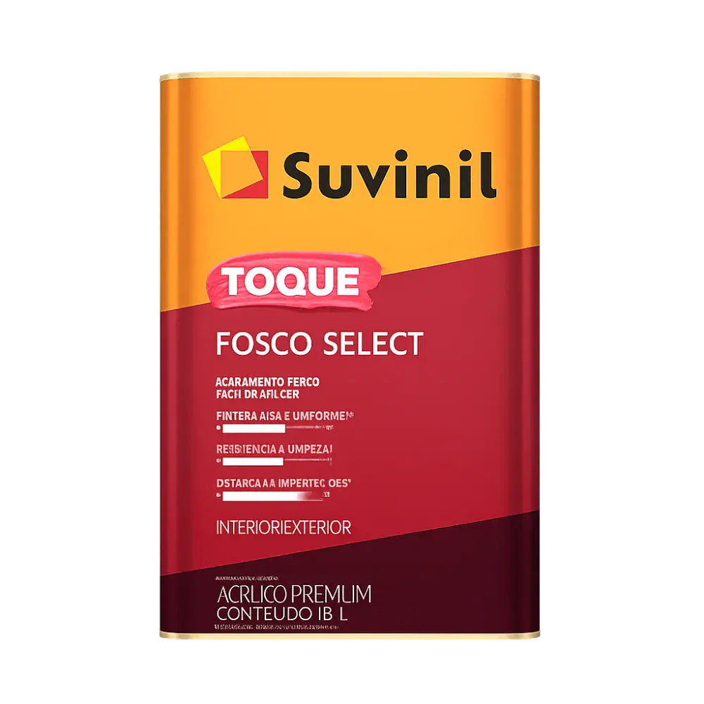 Tinta acrílica toque fosco branco 18L Suvinil