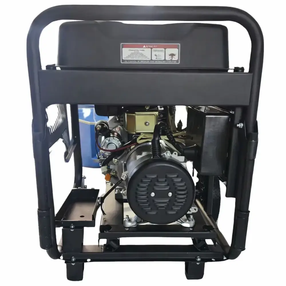 Gerador energia diesel 7,5 KVA partida elétrica controle remoto 220V trifásico EGD8500-R Evald 220 V — fotografia 5