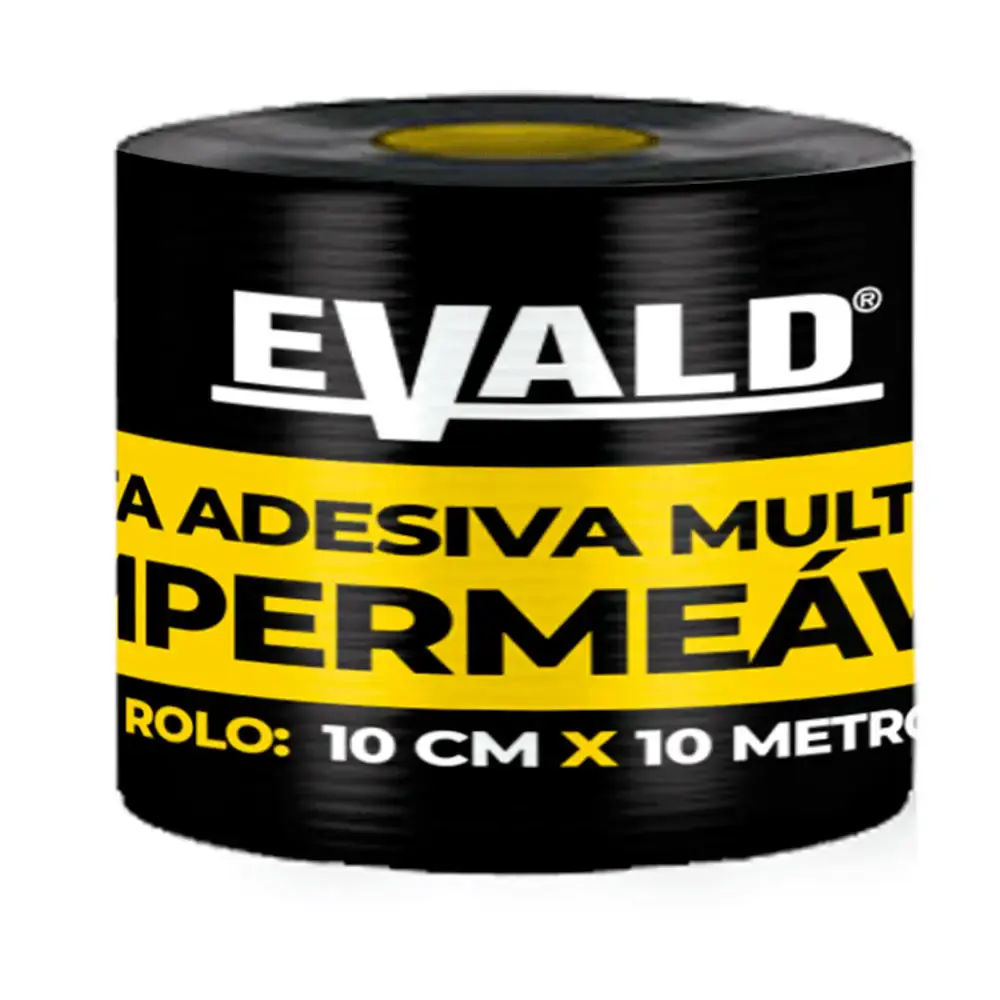 Fita Autoadesiva Multiuso Manta Asfáltica 10 CM x 10 Metros EVALD — fotografia 3