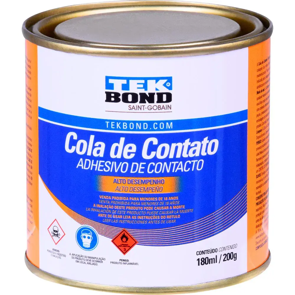 Cola de contato lata 200GR Tekbond