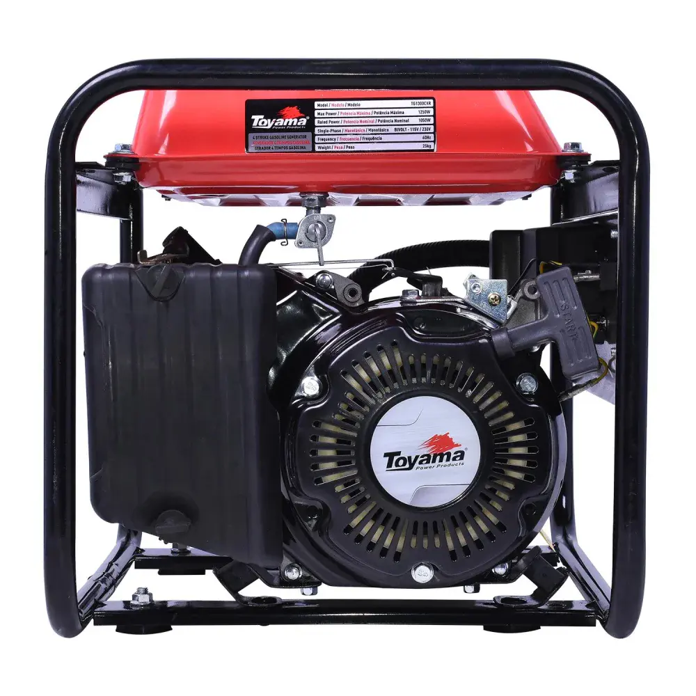 Gerador a gasolina TG1300CXR 1250W bivolt 5,5L Toyama — fotografia 4