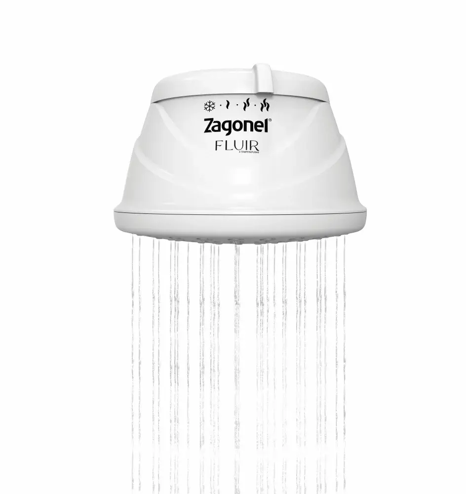 Ducha eletrônica fluir 6800W 220V 4 temperaturas Zagonel