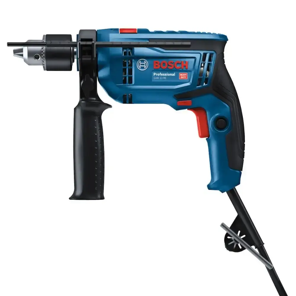 Furadeira de impacto 1/2 POL 750W com maleta kit 5 brocas e estojo 15 peças Bosch 110 V — fotografia 12