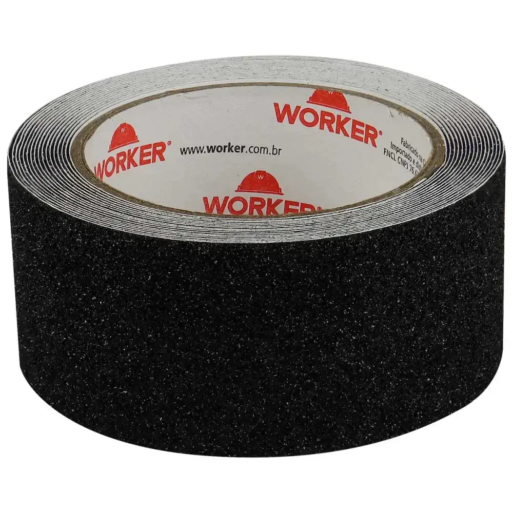 Fita antiderrapante 50MM x 5M preta Worker — fotografia 10