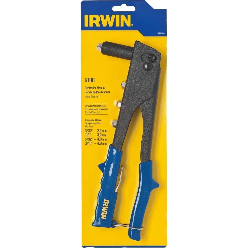 Rebitador manual 2,4 a 4,8MM uso leve R100 Irwin — fotografia 5