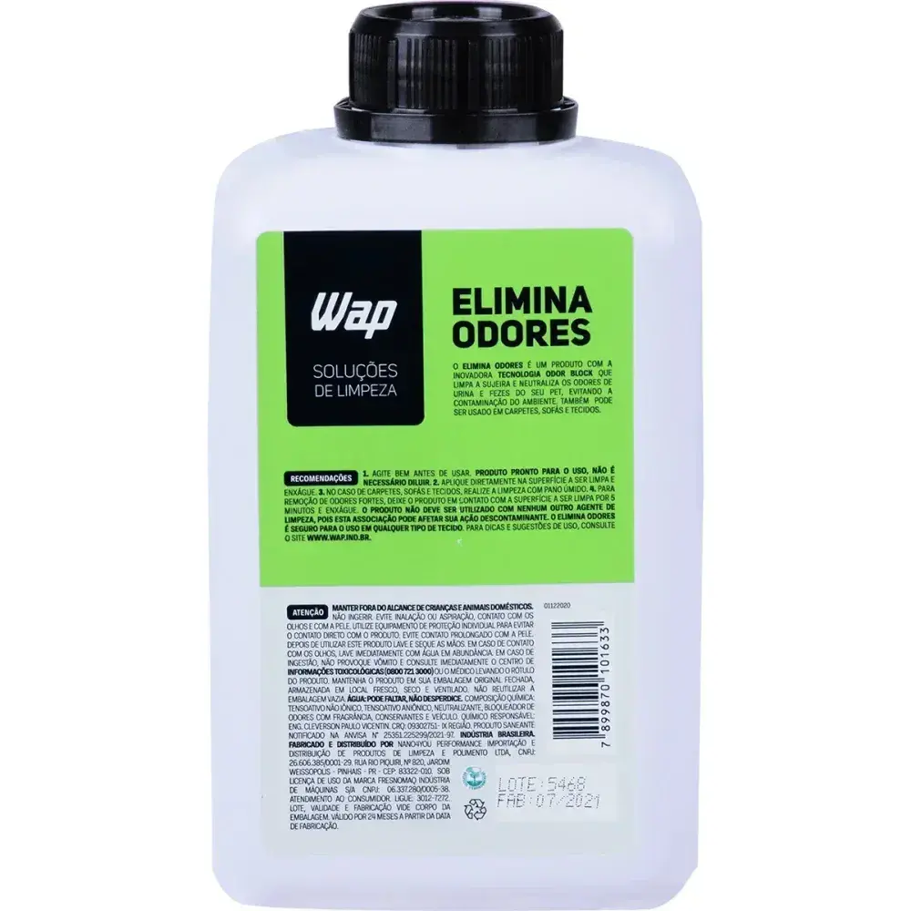 Eliminador e neutralizador de odores elimina odores 1L Wap — fotografia 7