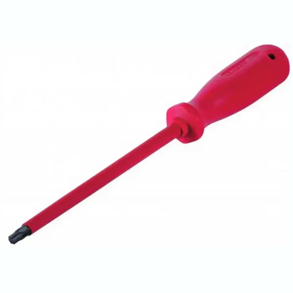 Chave isolada hexabular M6-M7 com cabo vermelho 150MM Gedore — fotografia 2