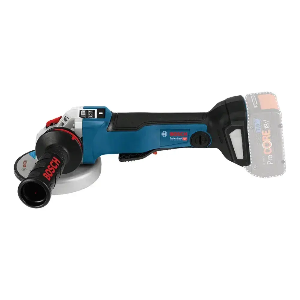 Esmerilhadeira angular gws 18V-10 psc 1000W Bosch — fotografia 6