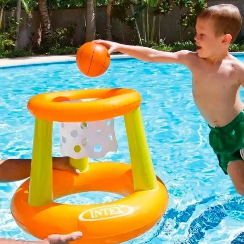 Kit 2 cestas de basquete flutuante para piscinas 58504 infantil Intex — fotografia 3