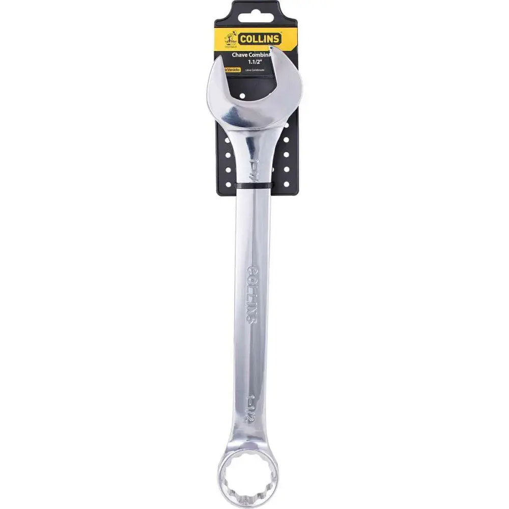 Chave combinada em aço cromo vanádio 1.1/2” Collins — fotografia 3
