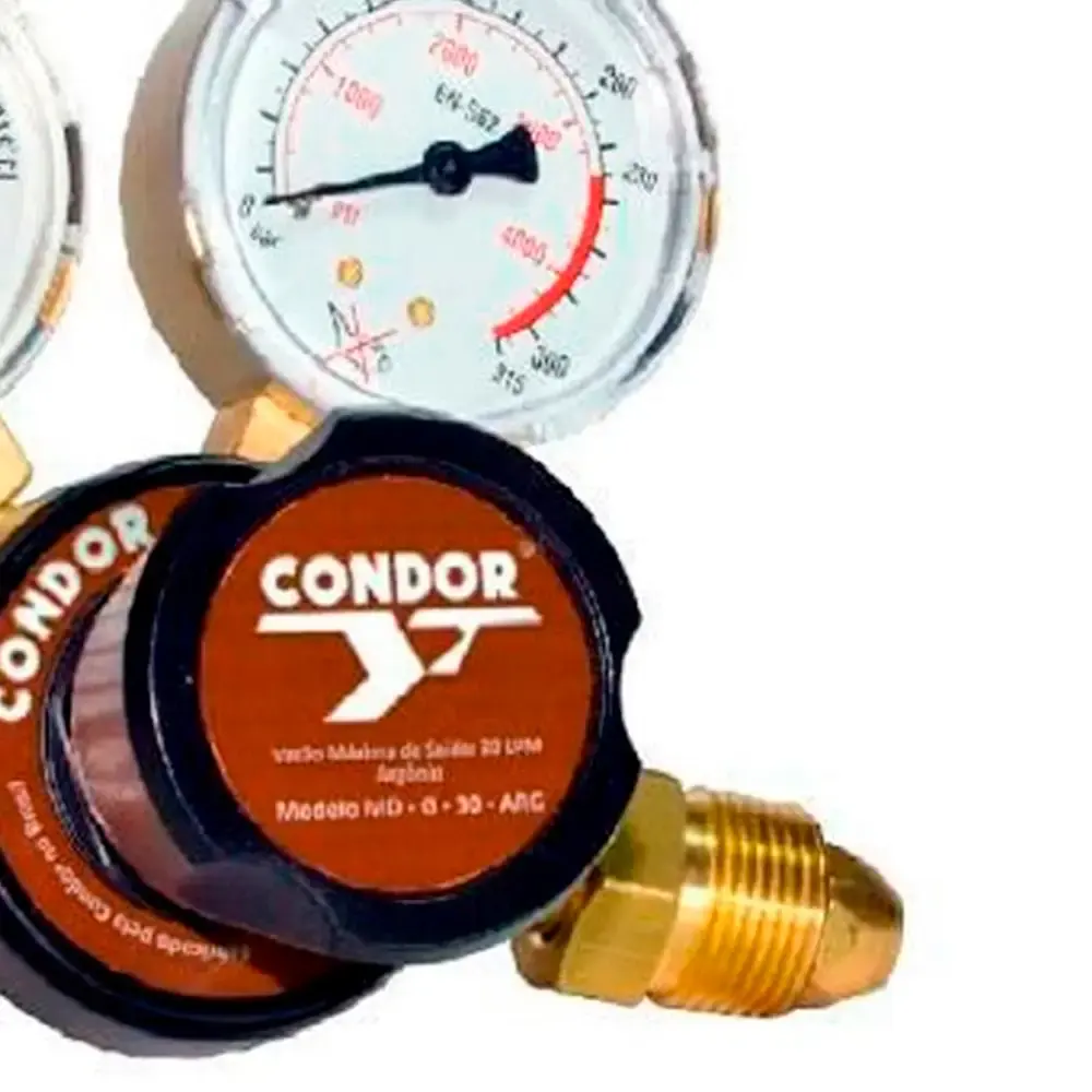 Regulador de pressão para argônio handygas G30 ARG 410144 Condor — fotografia 3