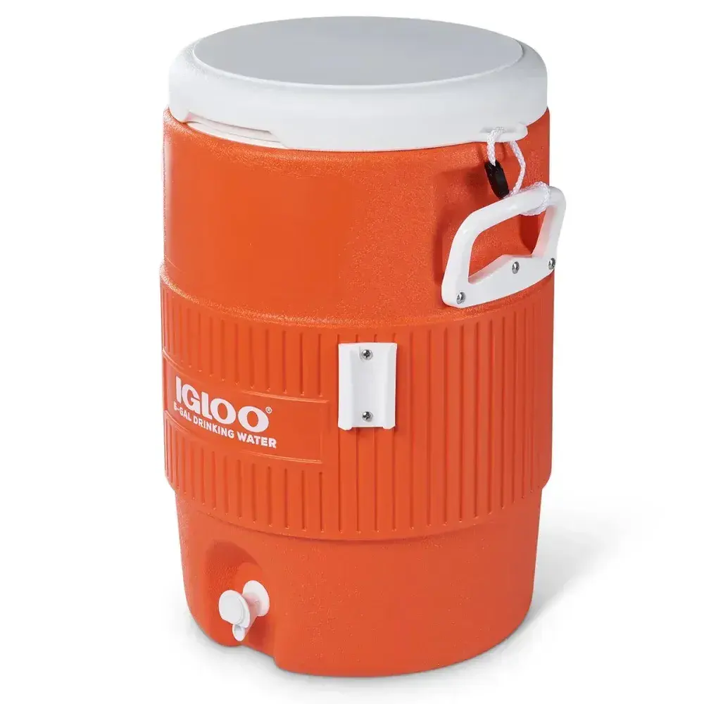 Galão térmico seat top 18,9L laranja Igloo — fotografia 6