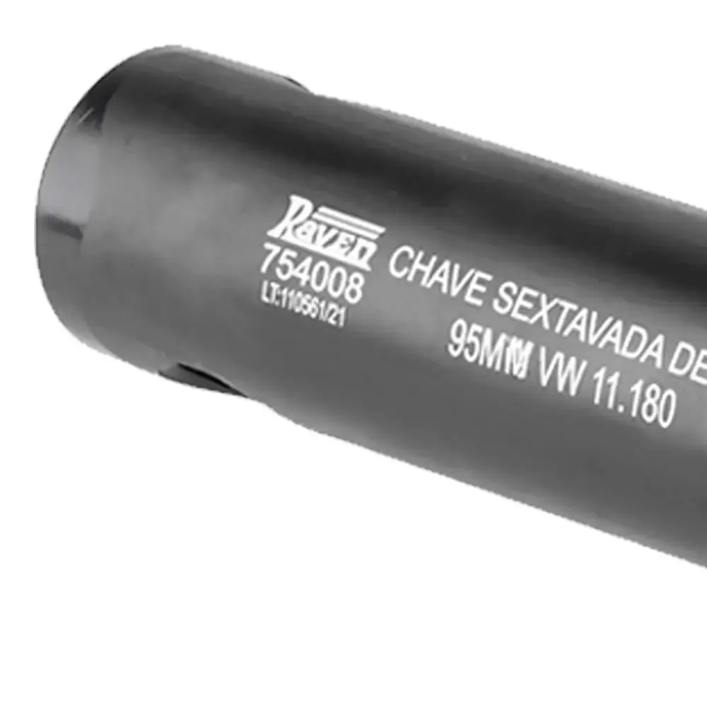 Chave sextavado 95MM para porca do cubo traseiro dos caminhões delivery 754008 Raven — fotografia 3