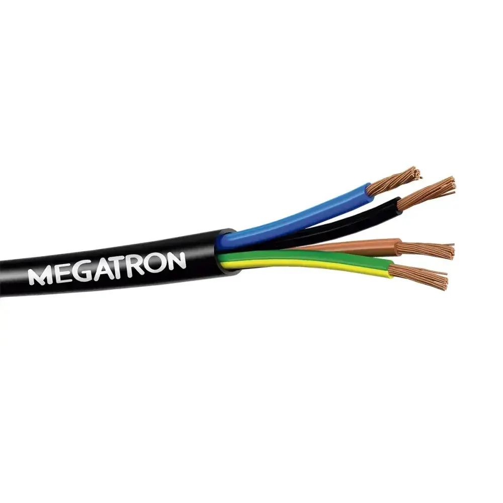 Cabo pp 2 condutores 500V 2X1,00MM 100MTS megatron/cobrecom
