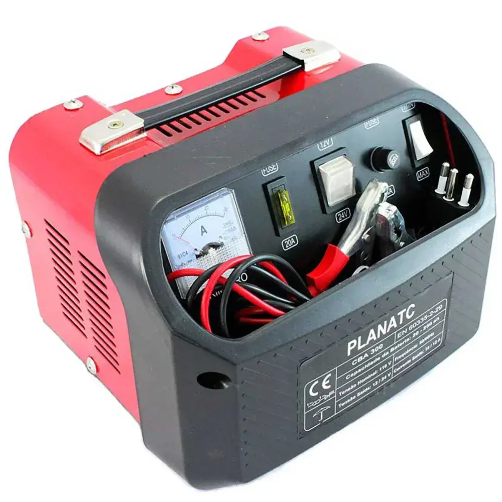 Carregador de bateria 18A 300W 12/24V 127V Planatc — fotografia 5