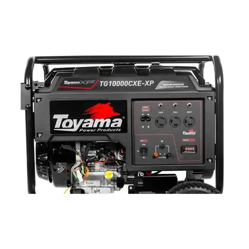 Gerador gasolina 9,0KVA mono TG10000CXE-XP partida elétrica bateria e manual 201-034 Toyama Bivolt — fotografia 3