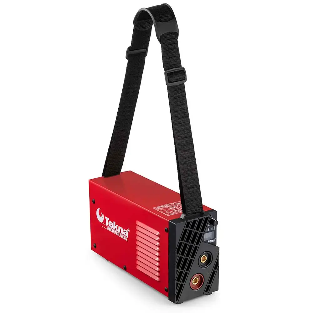 Solda inversora 135A com painel digital 220V e máscara de solda automática Tekna — fotografia 3