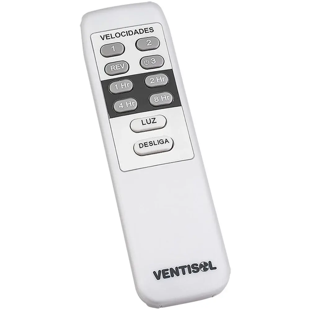 Ventilador luminária Ventisol led 24W 220V 3P branco — fotografia 3