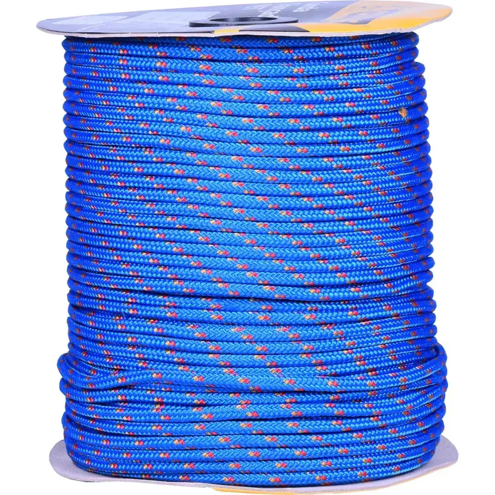 Corda pet trançada azul/colorida 8MM 100% poliéster Collins — fotografia 6