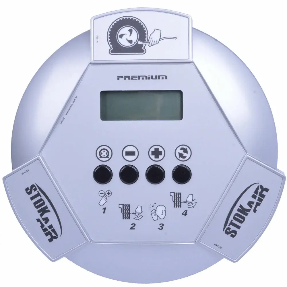 Calibrador de pneus premium 10M bivolt da stok air — fotografia 2