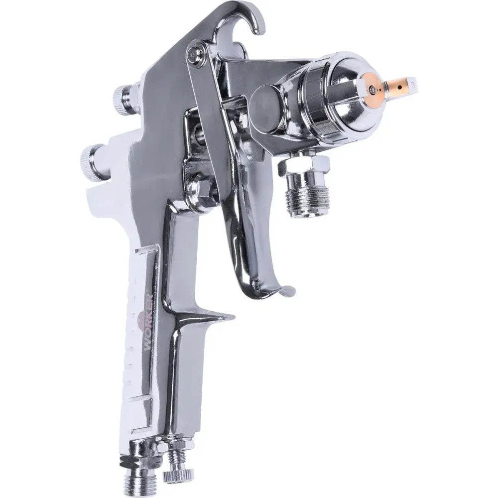 Tanque de pressão com pistola para pintura 10L Worker — fotografia 7