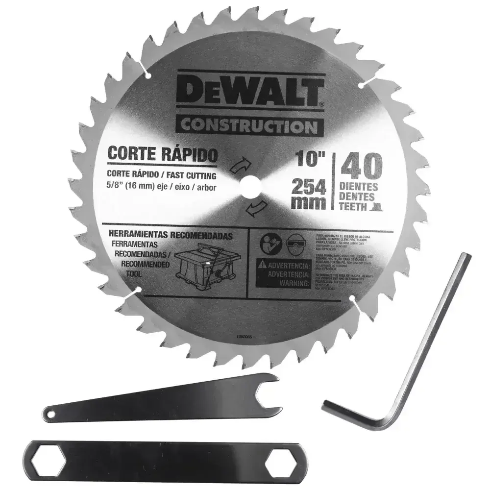 Serra de mesa 10 1800W 5000 rpm Dewalt — fotografia 10