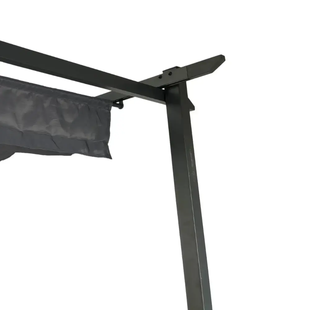 Tenda gazebo 4X3 aço pergolado IWGZP43 ImportWay — fotografia 5