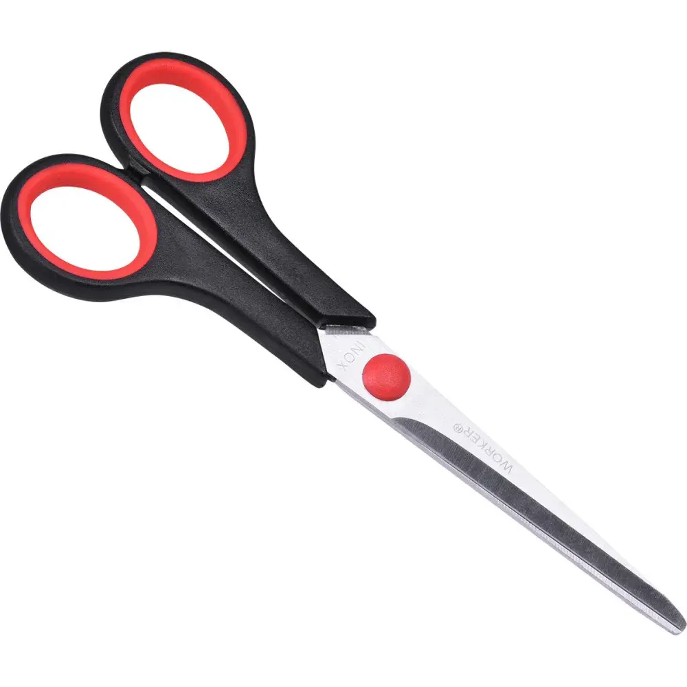 Tesoura multiuso em aço inoxidável 6.1/2” 16,5CM Worker — fotografia 3