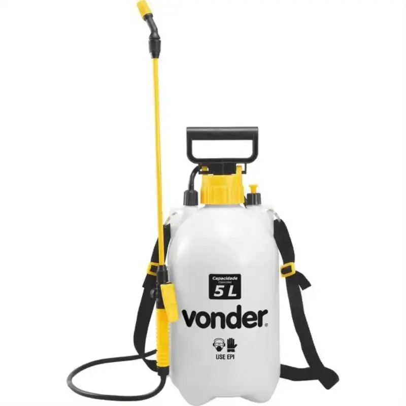 Pulverizador lateral manual 5 litros com compressão prévia PL 005 Vonder — fotografia de referência
