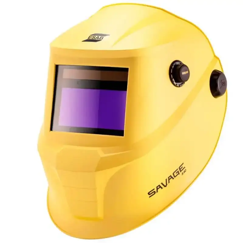 Máscara para solda automática regulagem 9 à 13 A40 savage amarela 742089 Esab