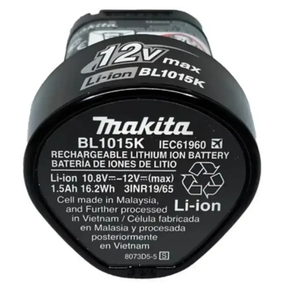 Bateria 1,5AH 12V li-ion BL1015K Makita — fotografia 5