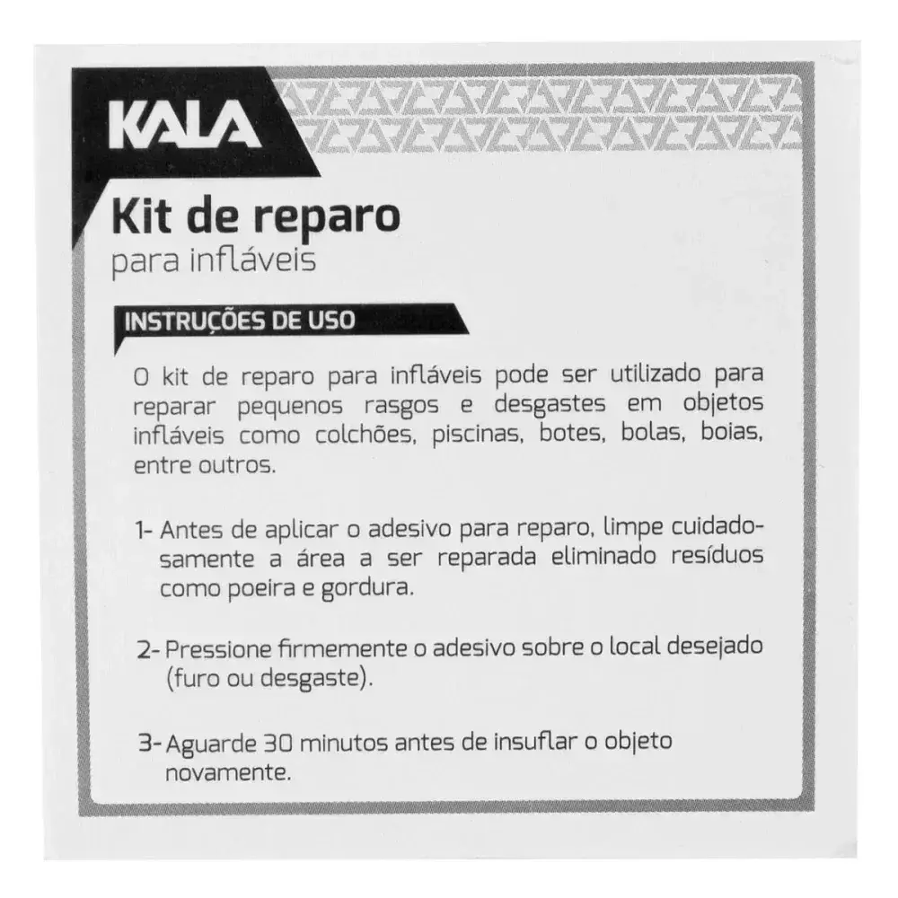Kit reparo para infláveis Kala — fotografia 3