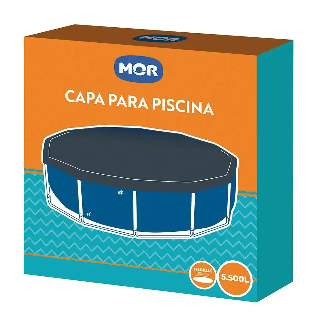 Capa para piscina circular 5.500 litros 1407 Mor — fotografia 3