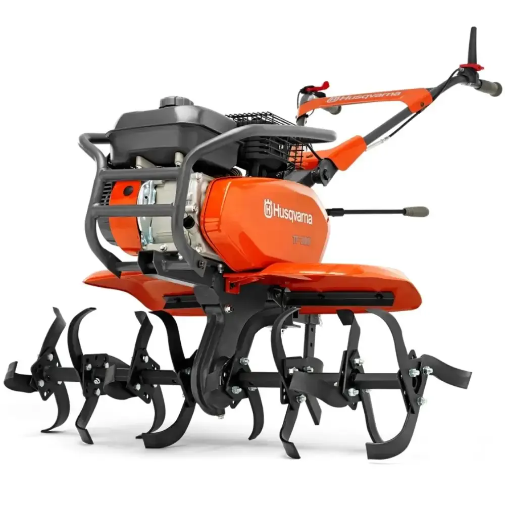 Motocultivador a gasolina 4,8 HP 4T 212 CC rodas e enxadas TF-338 Husqvarna