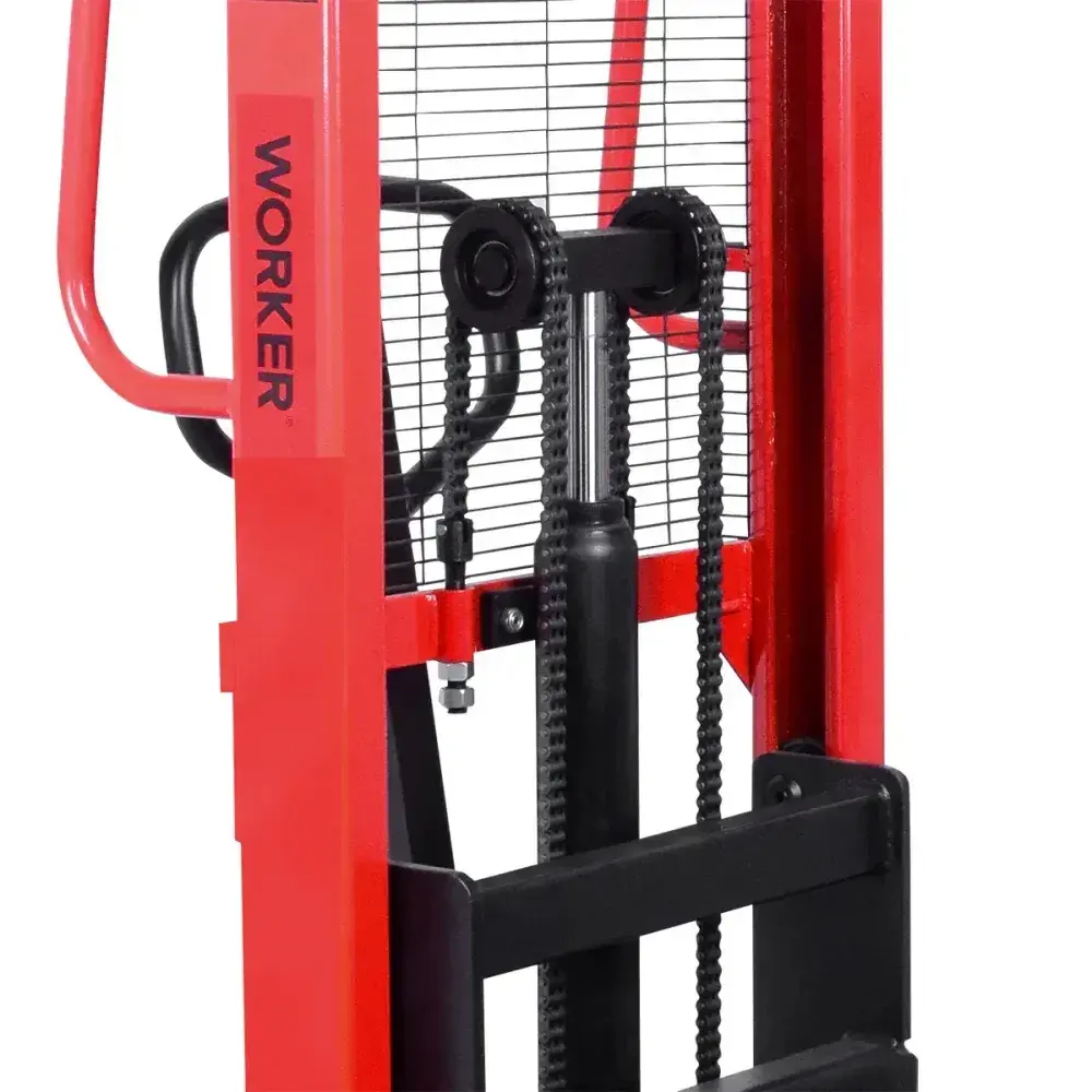 Empilhadeira manual dupla 500KG Worker — fotografia 10