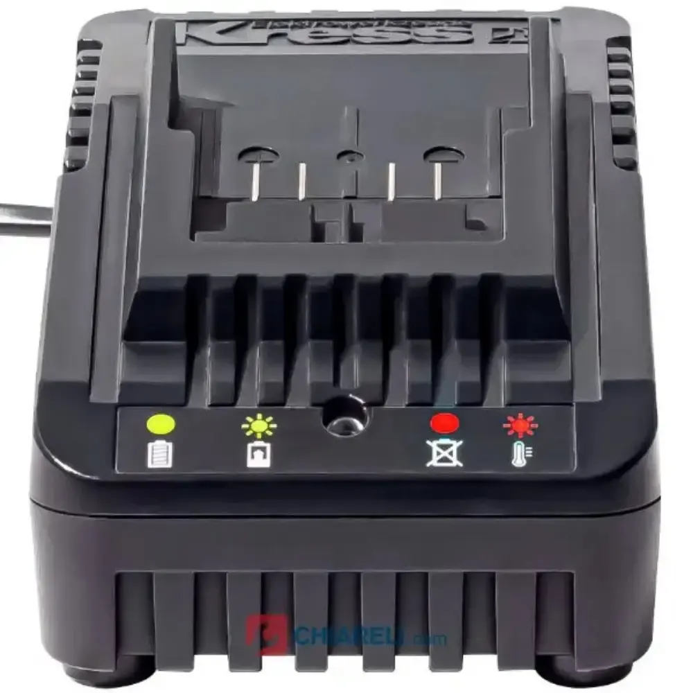 Carregador de bateria 20V 2AH KAC20 bivolt Kress — fotografia 4