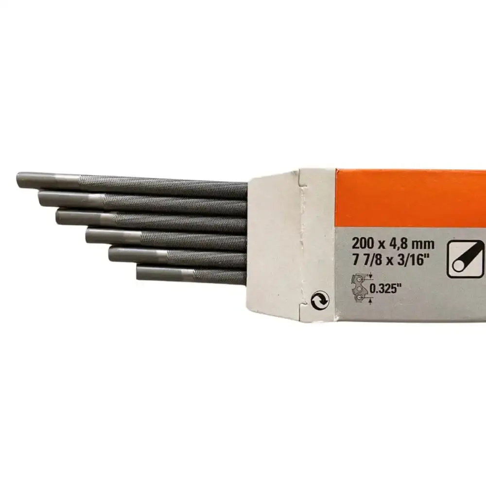 Lima Redonda 4,8 x 200 mm para Motosserra com 6 Unidades STIHL
