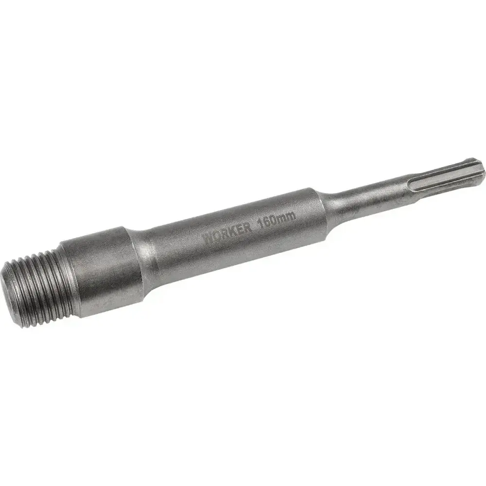Haste adaptadora para serra copo com rosca M22 160MM Worker — fotografia 12