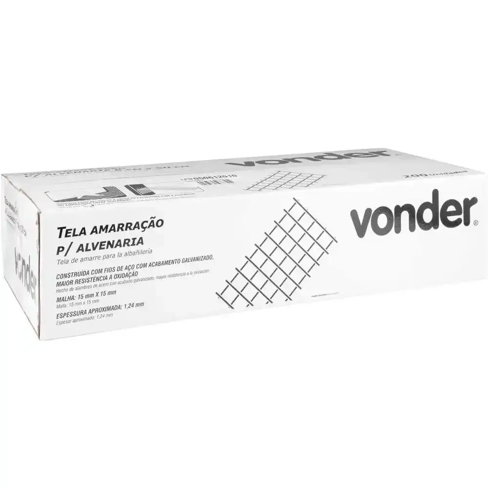 Tela amarração alvenaria 7.5X5 Vonder — fotografia 3