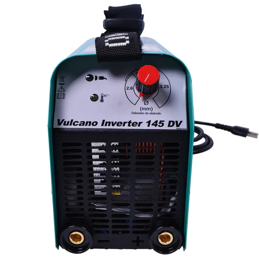 Fonte de solda vulcano inverter 145 dv 145A bivolt Balmer — fotografia 4