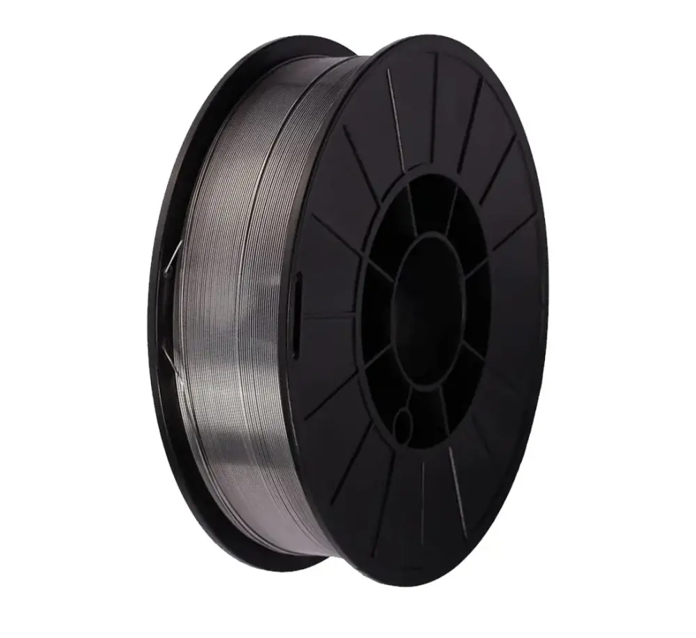 Arame para solda MIG tubular 0.8MM rolo com 5.0 KG Evald — fotografia 2